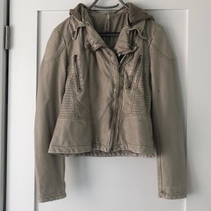 Free people leather jacket